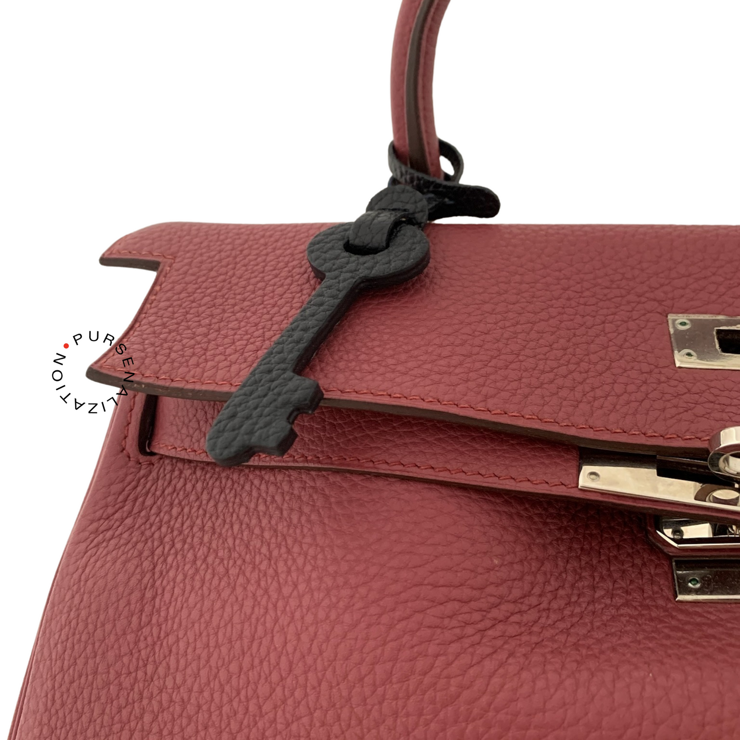 Key Leather Charm for Handbags