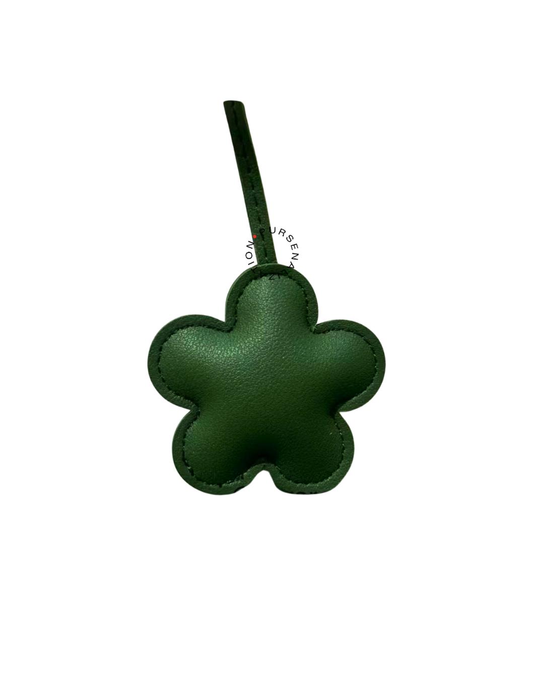 Fleur Leather Charm for Handbags