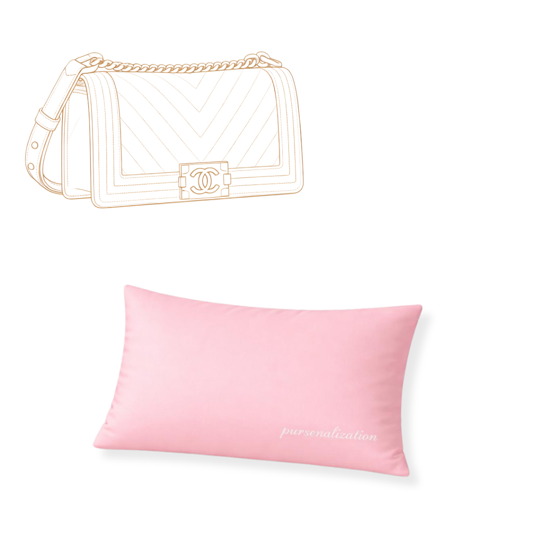 Bag Pillow — Satin & Microfiber Shape Support for Boy Flap