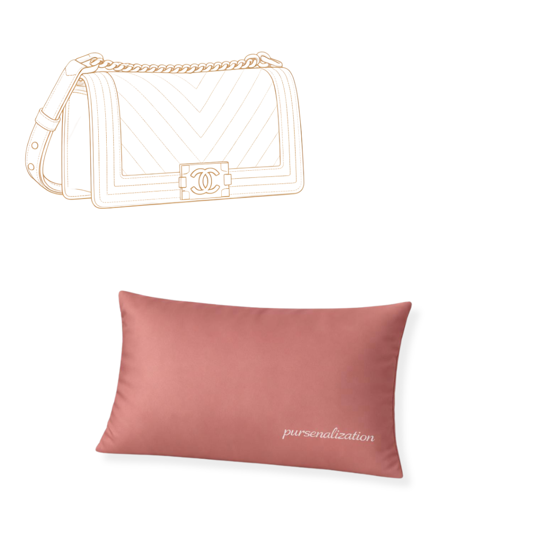 Bag Pillow — Satin & Microfiber Shape Support for Boy Flap