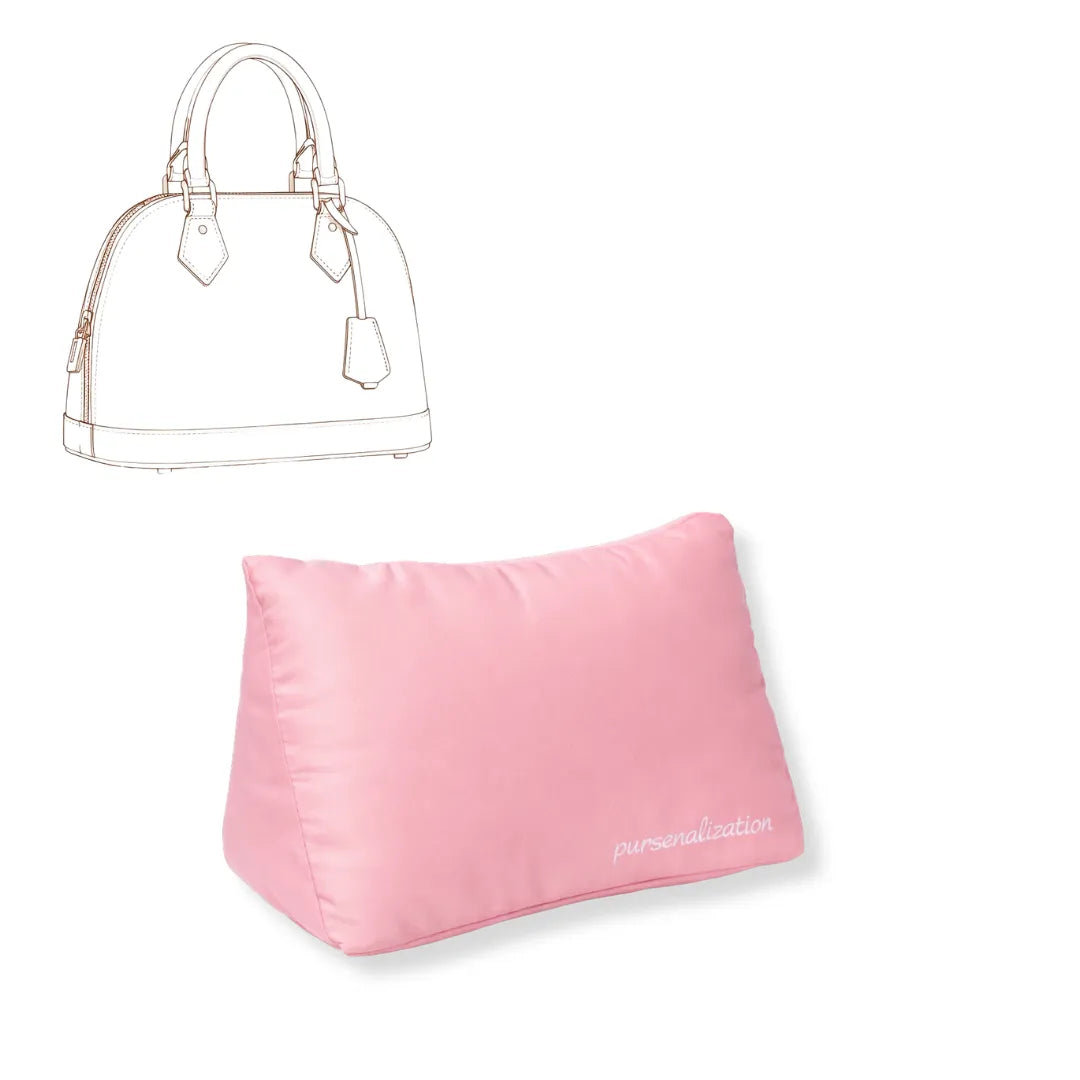 Bag Pillow — Satin & Microfiber Handbag Shaped Support for Alma