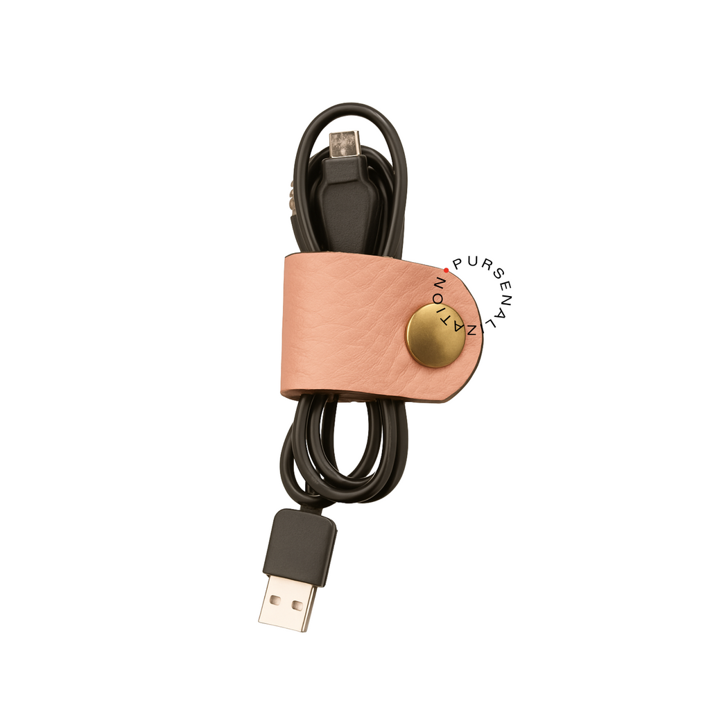 Leather Clip for Cable