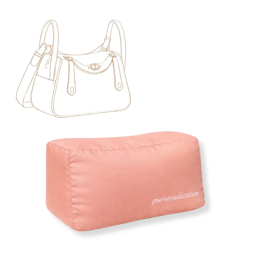 Bag Pillow — Satin & Microfiber Handbag Shaped Support for Lindy