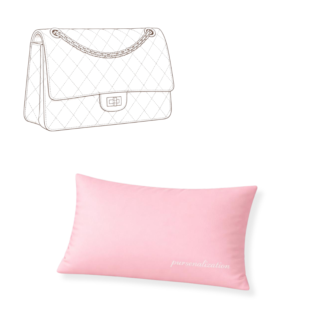 Bag Pillow — Satin & Microfiber Handbag Shaped Support for Reissue Flap
