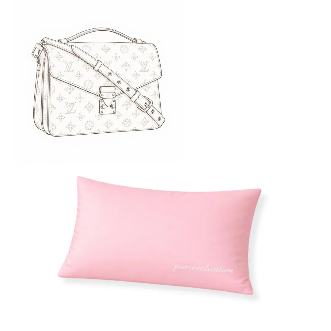Bag Pillow — Satin & Microfiber Handbag Shaped Support for Metis