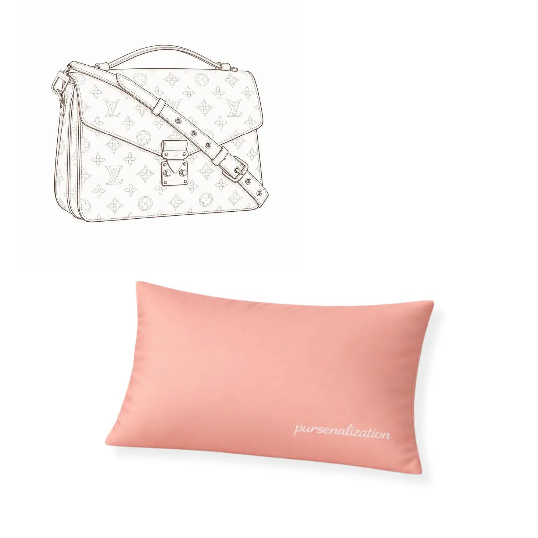 Bag Pillow — Satin & Microfiber Handbag Shaped Support for Metis