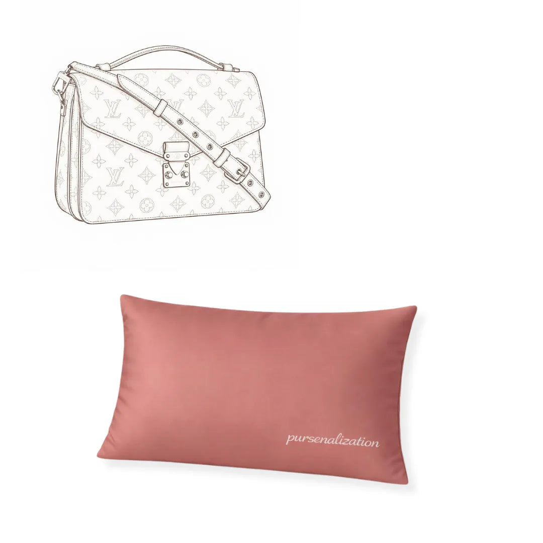 Bag Pillow — Satin & Microfiber Handbag Shaped Support for Metis