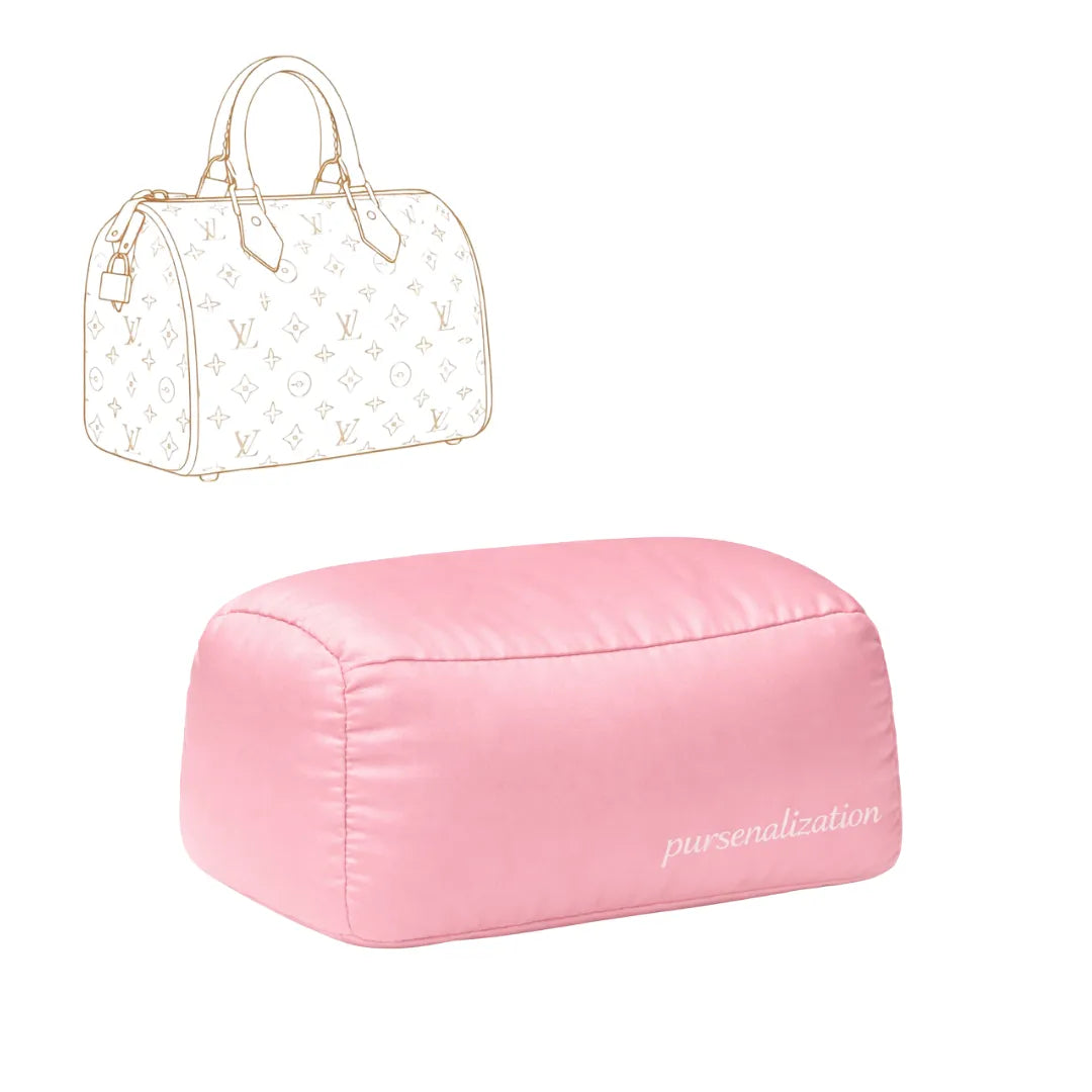 Bag Pillow — Satin & Microfiber Handbag Shaped Support for Speedy