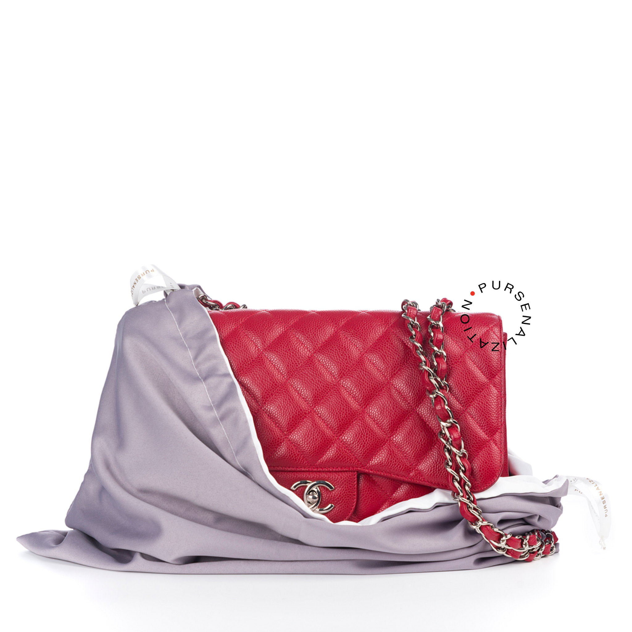 Reversible Satin Dust Bag for Luxury Handbags – Soft Protective Cover