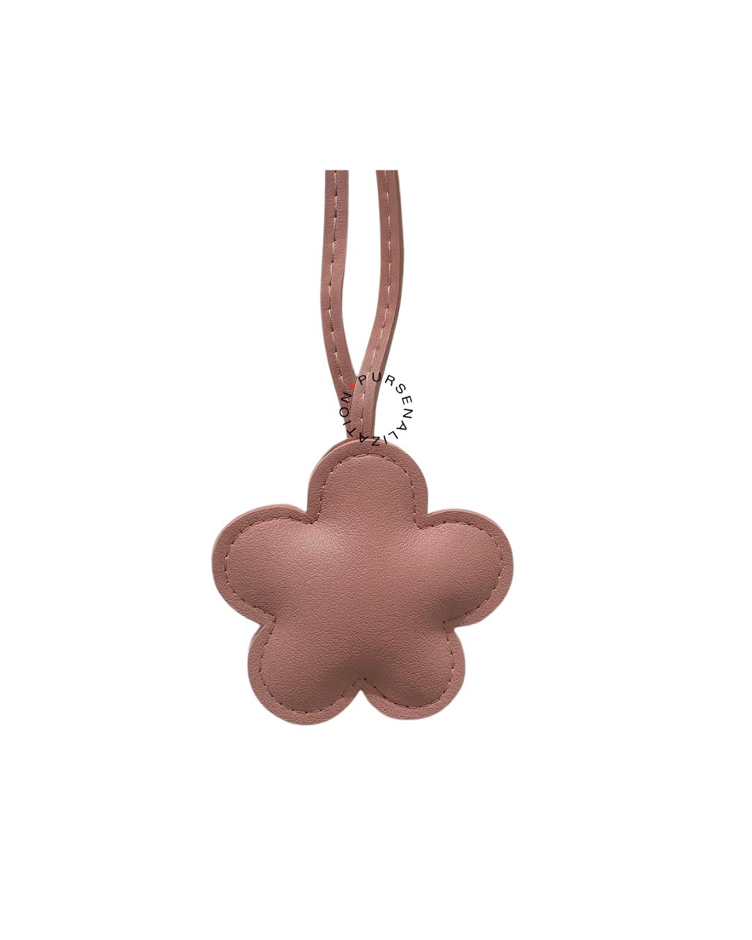 Fleur Leather Charm for Handbags