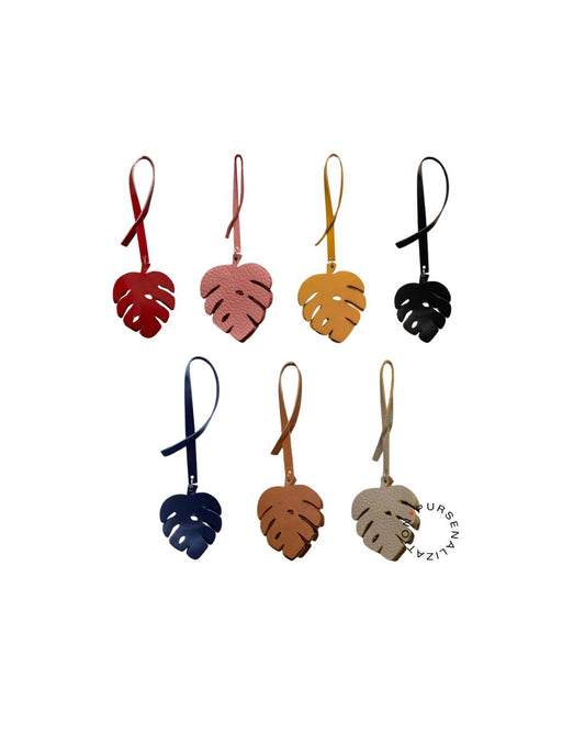Botanique Leather Charm for Handbags