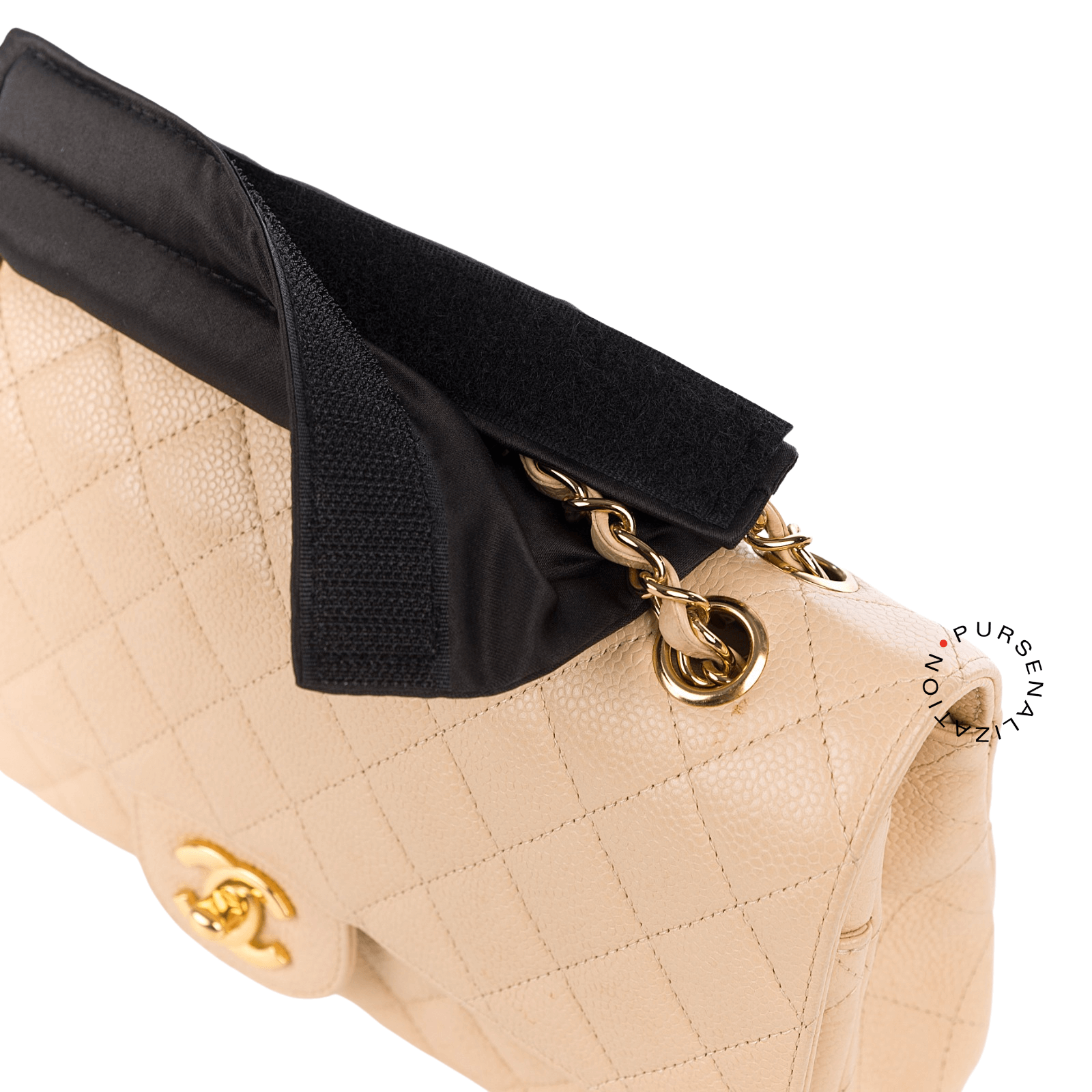 Premium Satin Chain Wrap – Protection for Handbag Handles