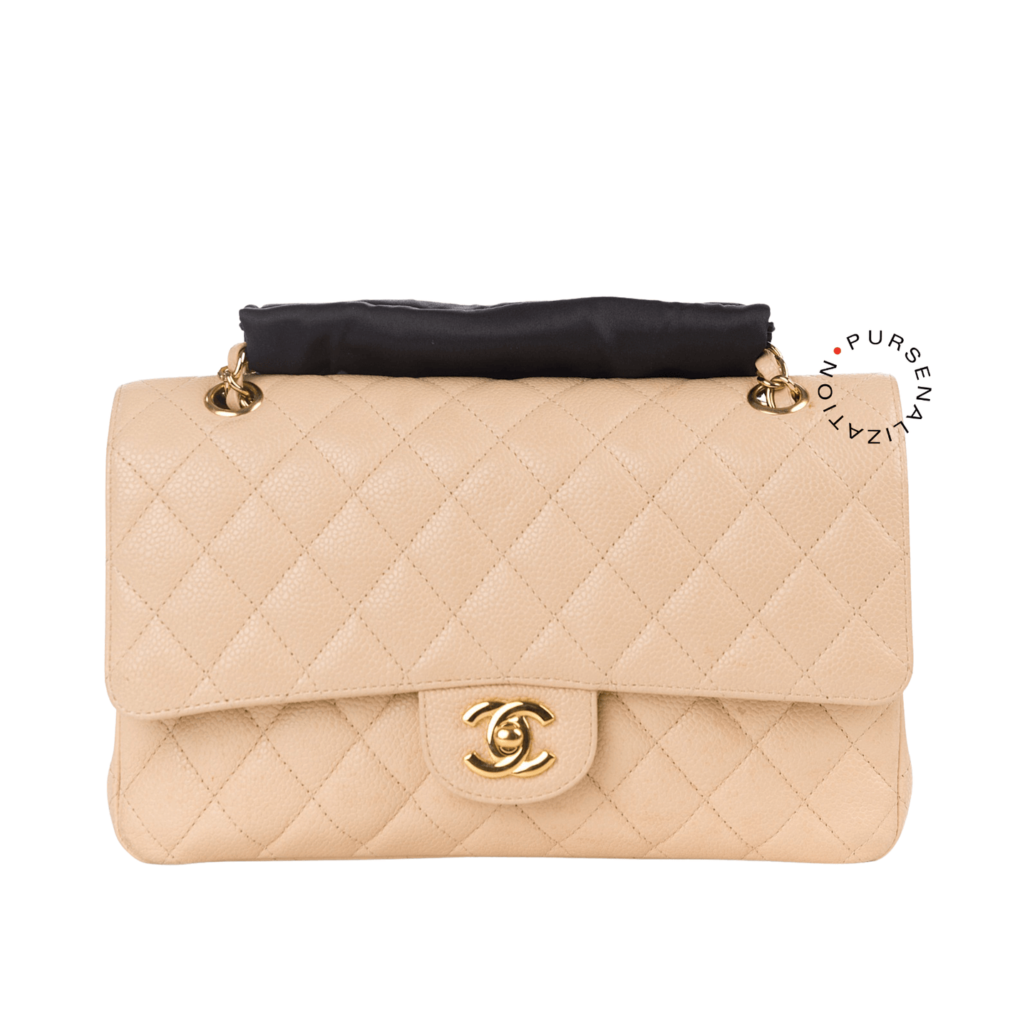 Premium Satin Chain Wrap – Protection for Handbag Handles