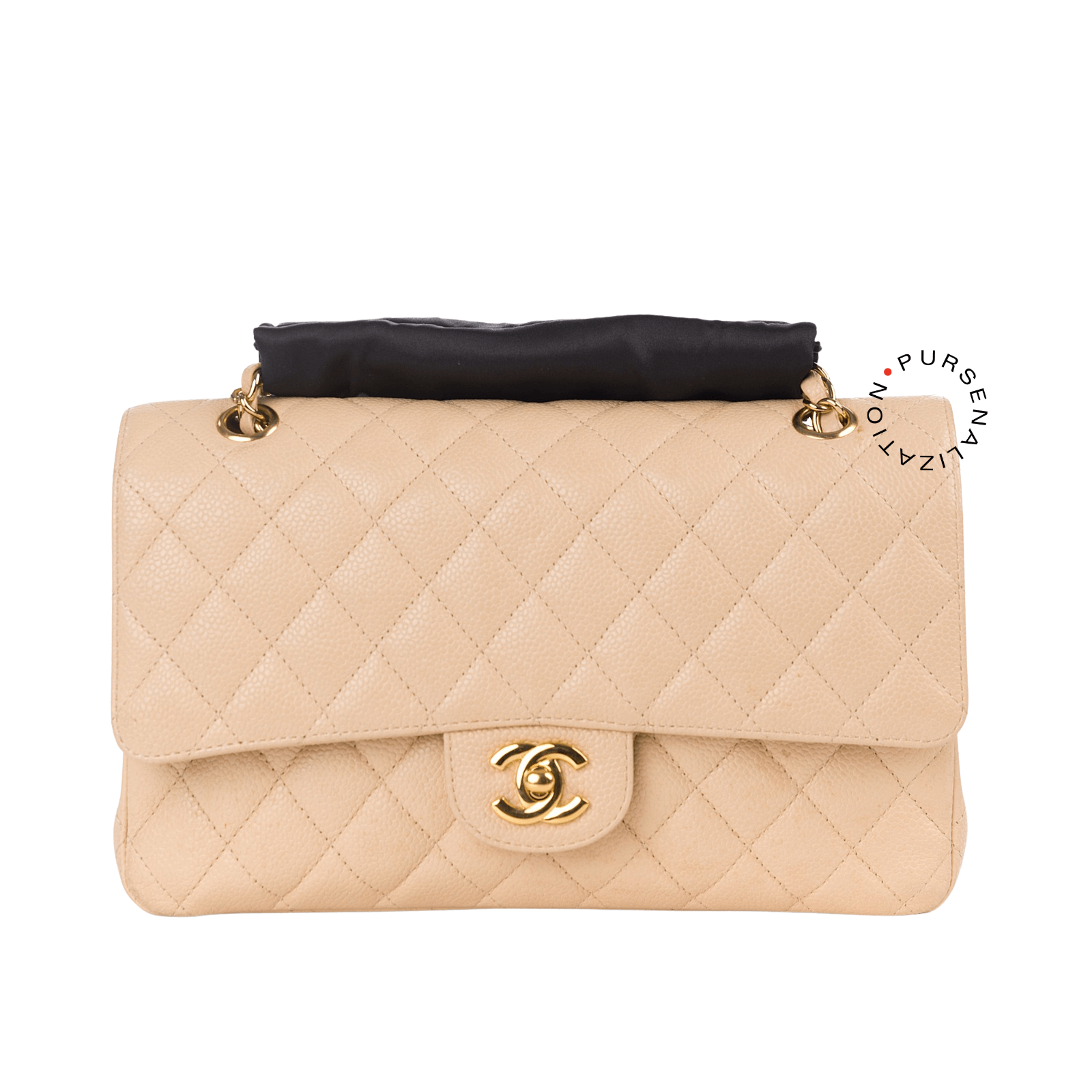 Premium Satin Chain Wrap – Protection for Handbag Handles