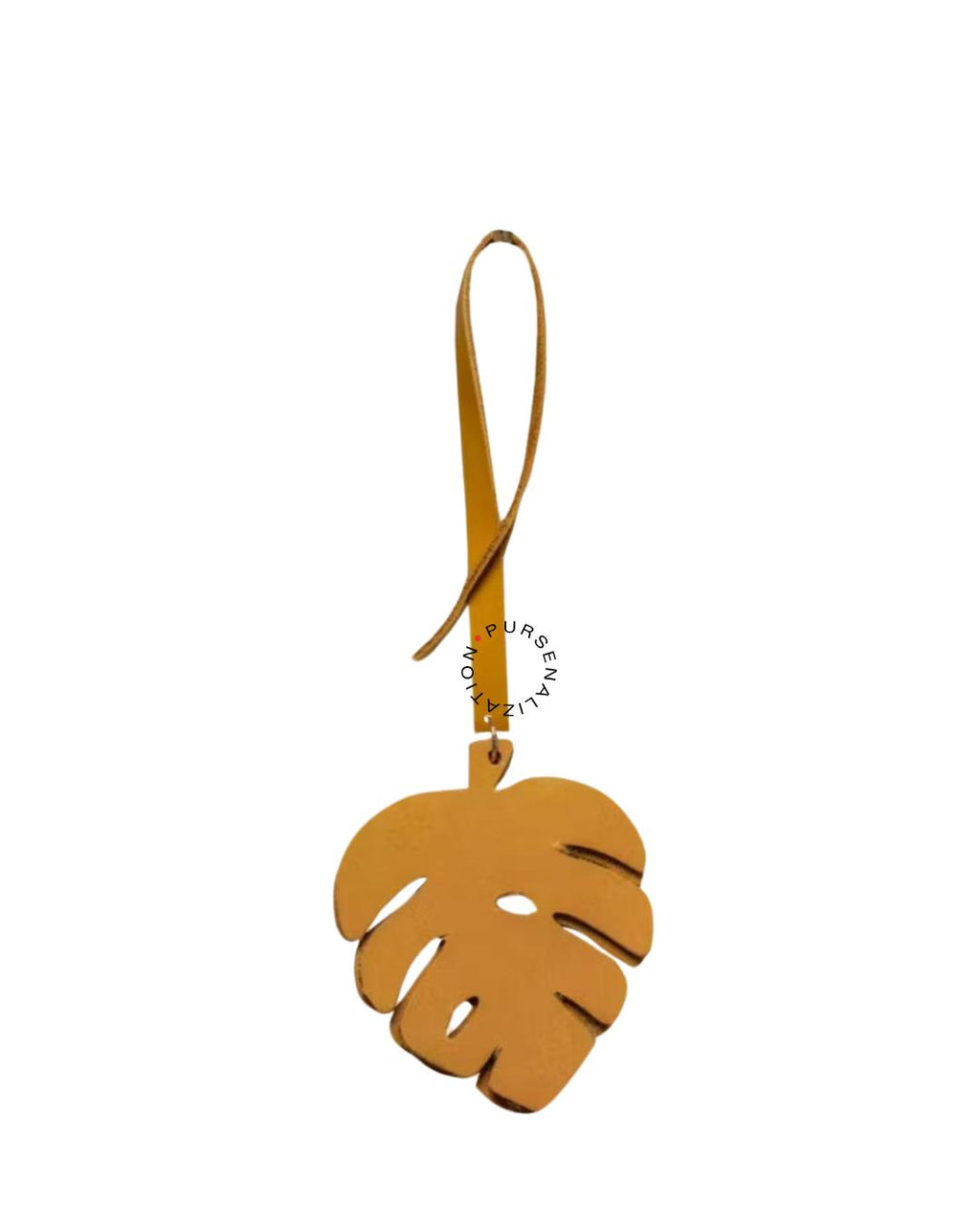 Botanique Leather Charm for Handbags