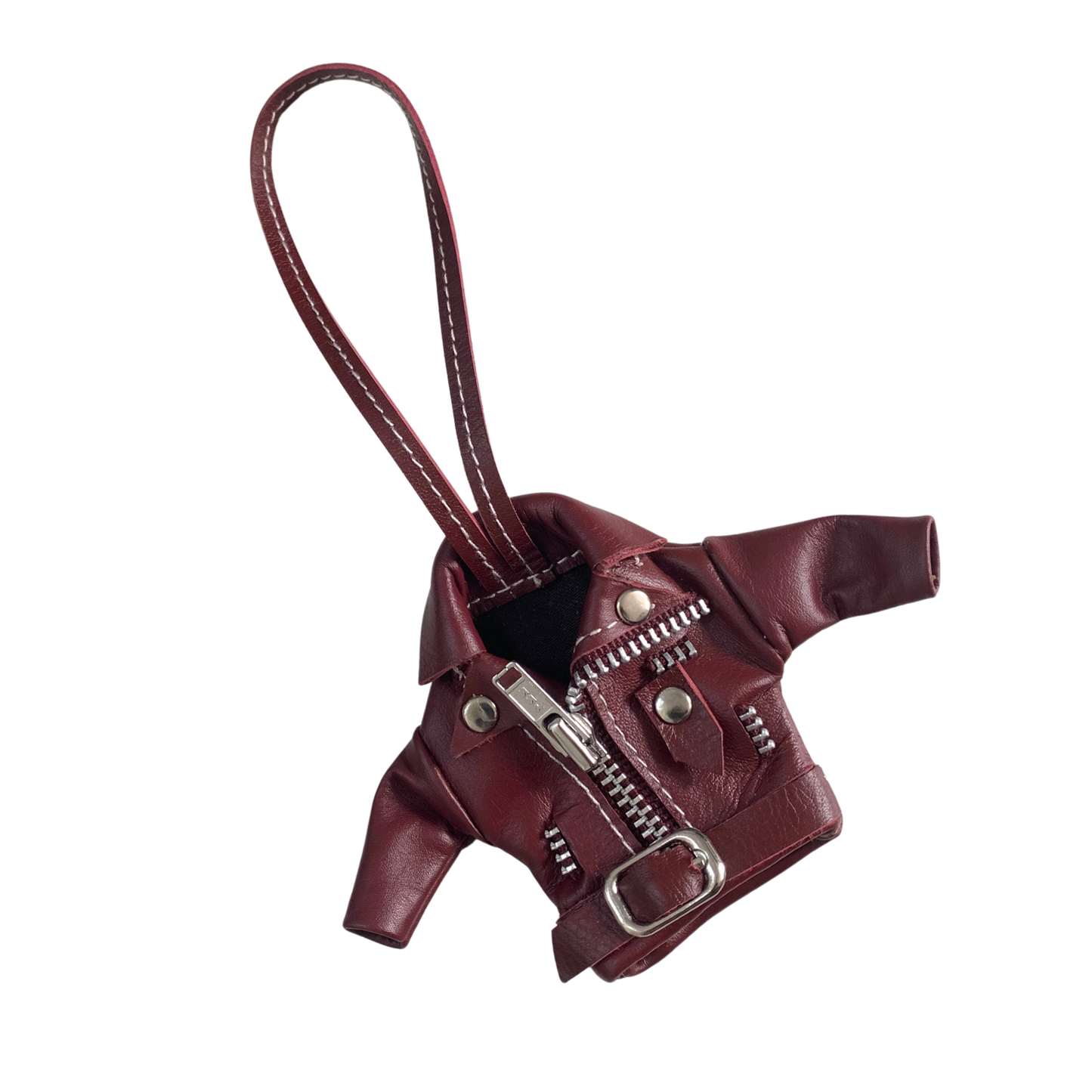 Leather Jacket Bag Charm