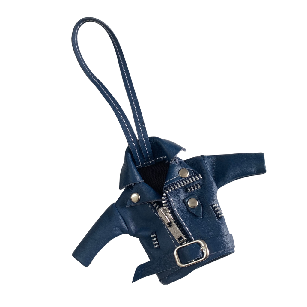 Leather Jacket Bag Charm