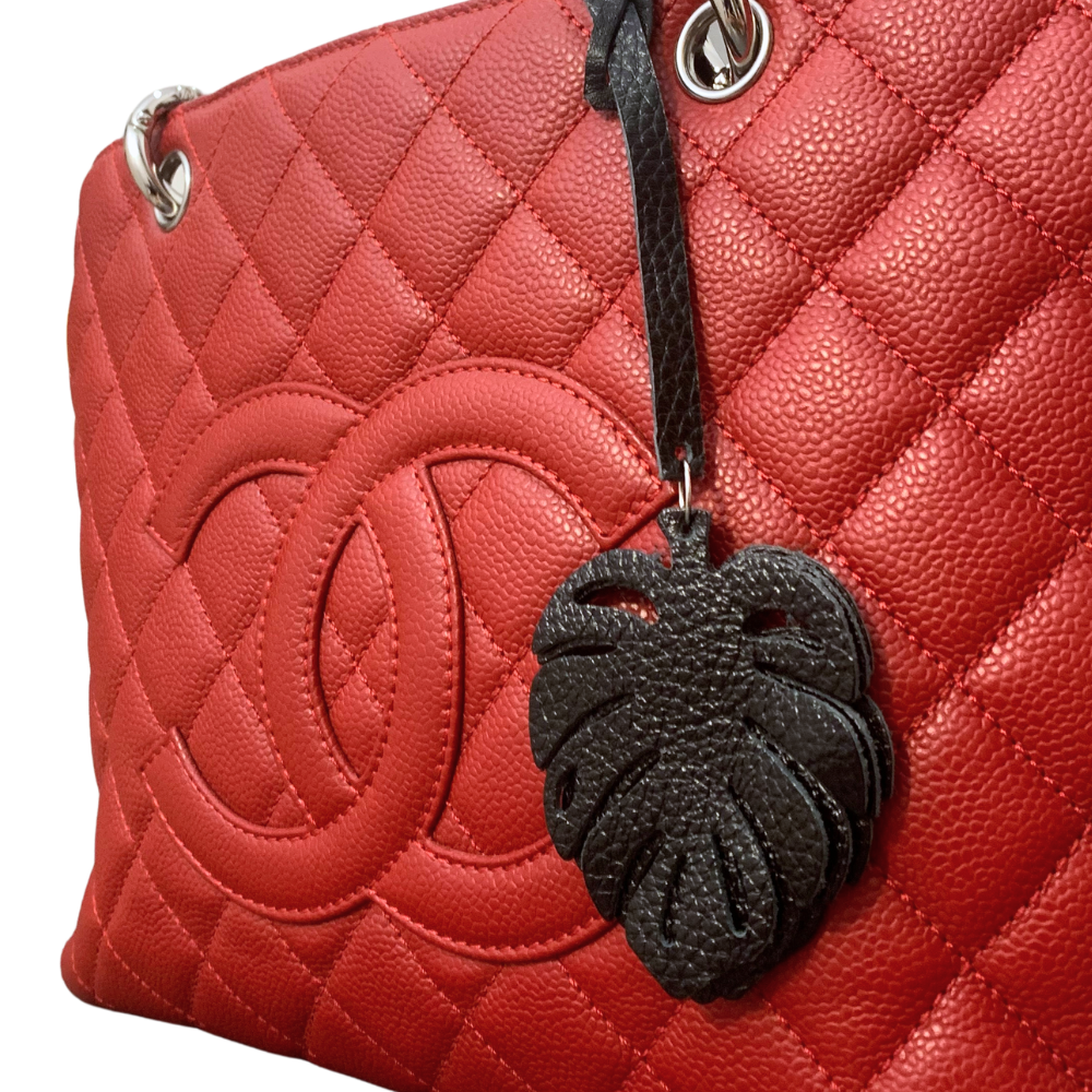Botanique Leather Charm for Handbags