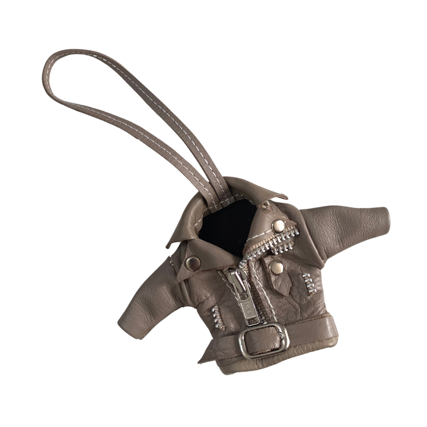 Leather Jacket Bag Charm