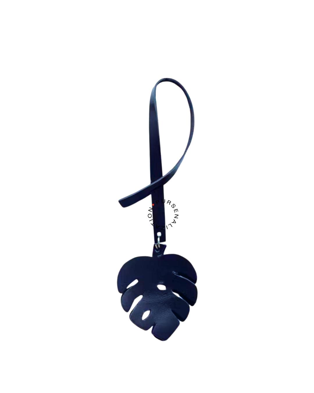 Botanique Leather Charm for Handbags 