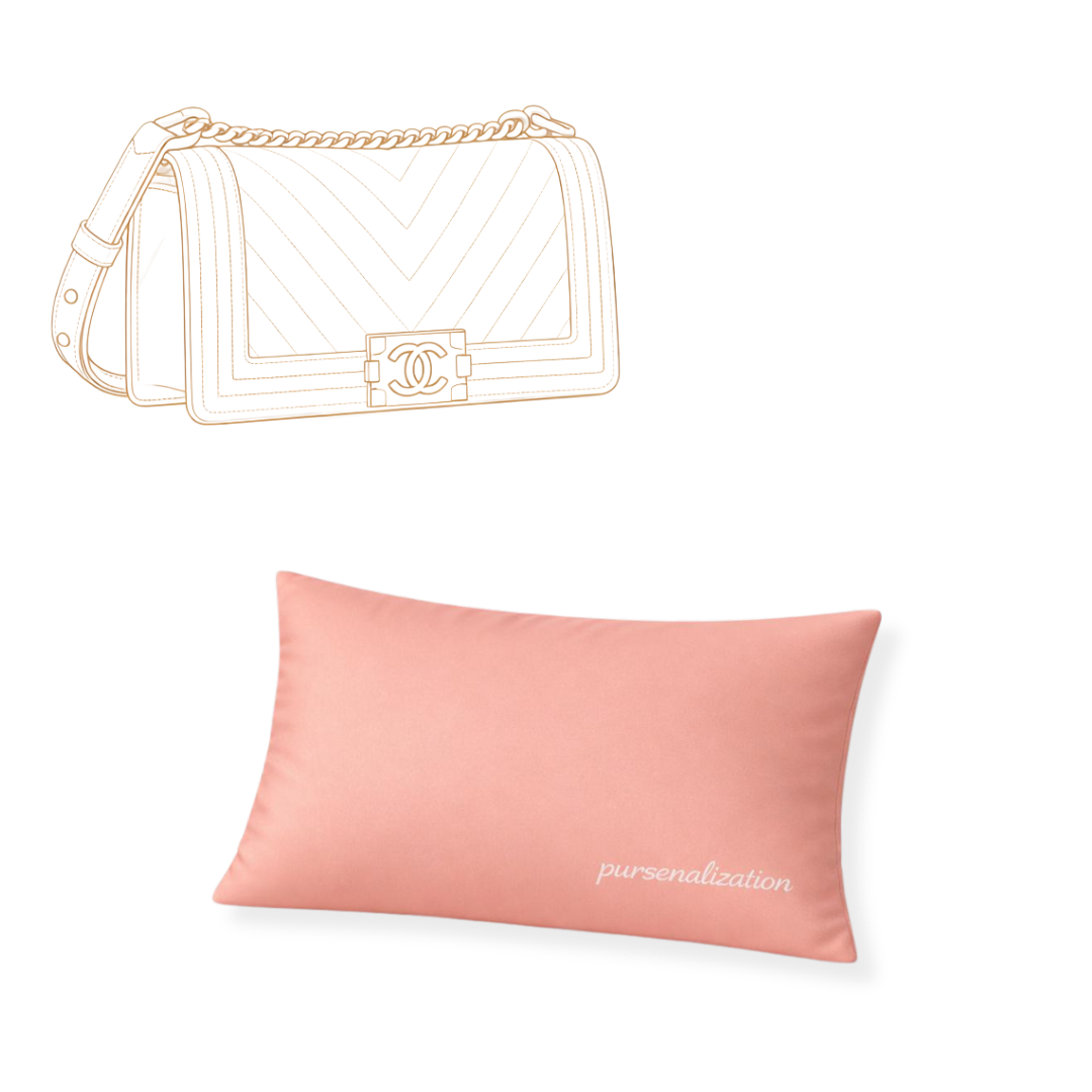 Bag Pillow — Satin & Microfiber Shape Support for Boy Flap