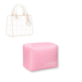 Bag Pillow — Satin & Microfiber Handbag Shaped Support for Lady