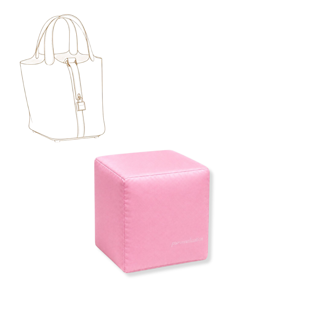 Bag Pillow — Satin & Microfiber Handbag Shaped Support for Picotin