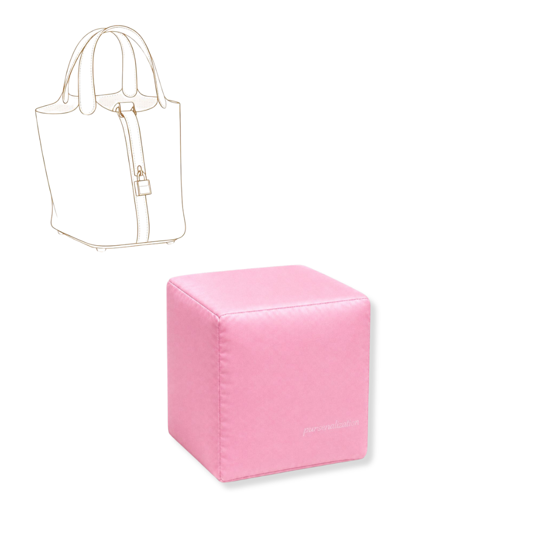 Bag Pillow — Satin & Microfiber Handbag Shaped Support for Picotin