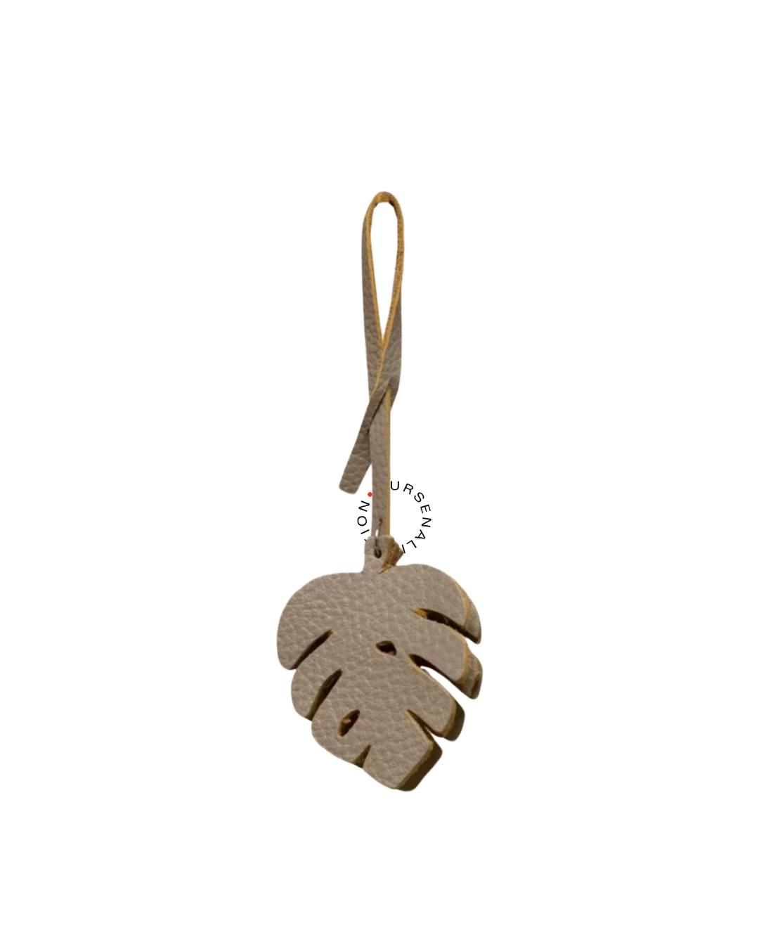 Botanique Leather Charm for Handbags 