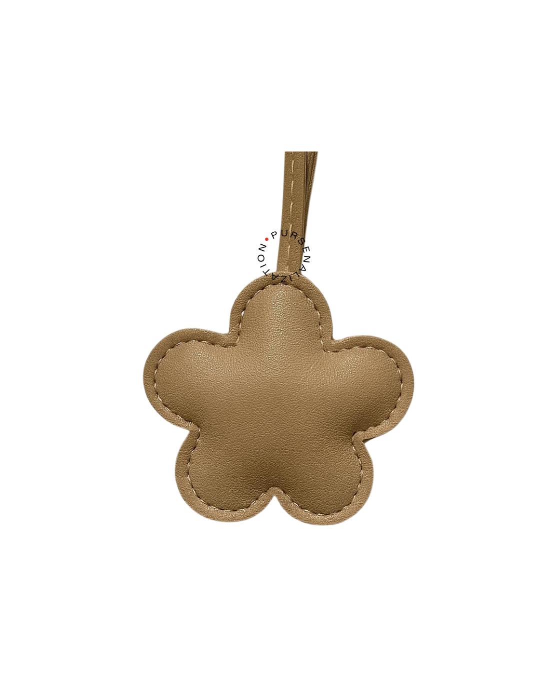Fleur Leather Charm for Handbags