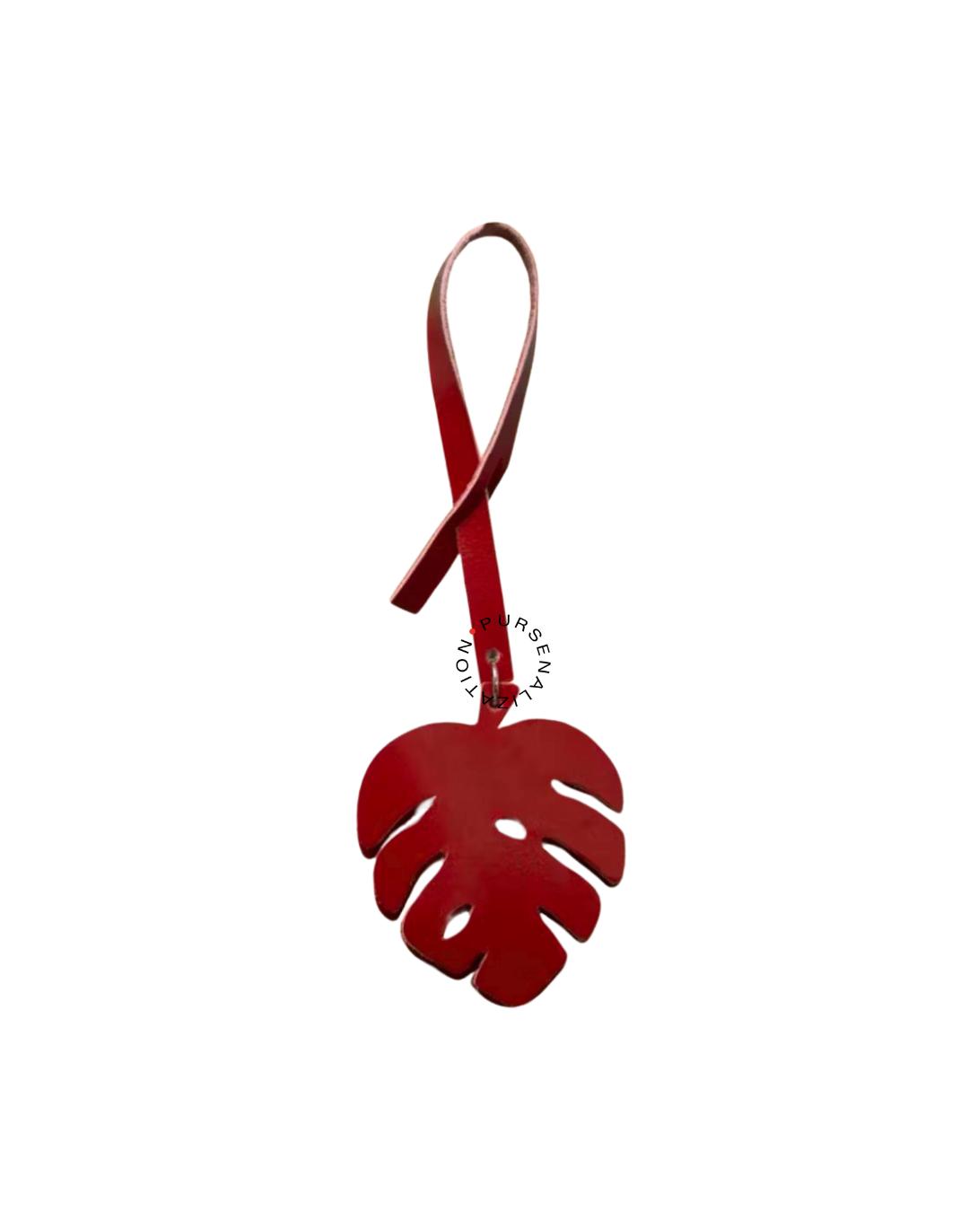 Botanique Leather Charm for Handbags